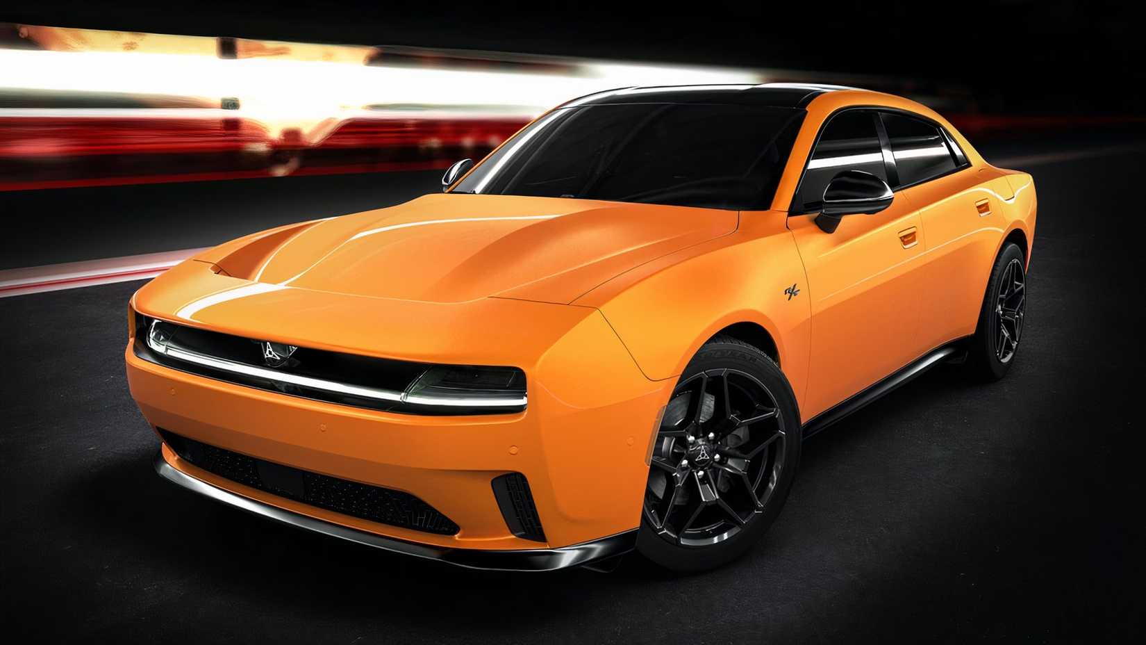3/4 front view of 2025 Dodge Charger SixPack