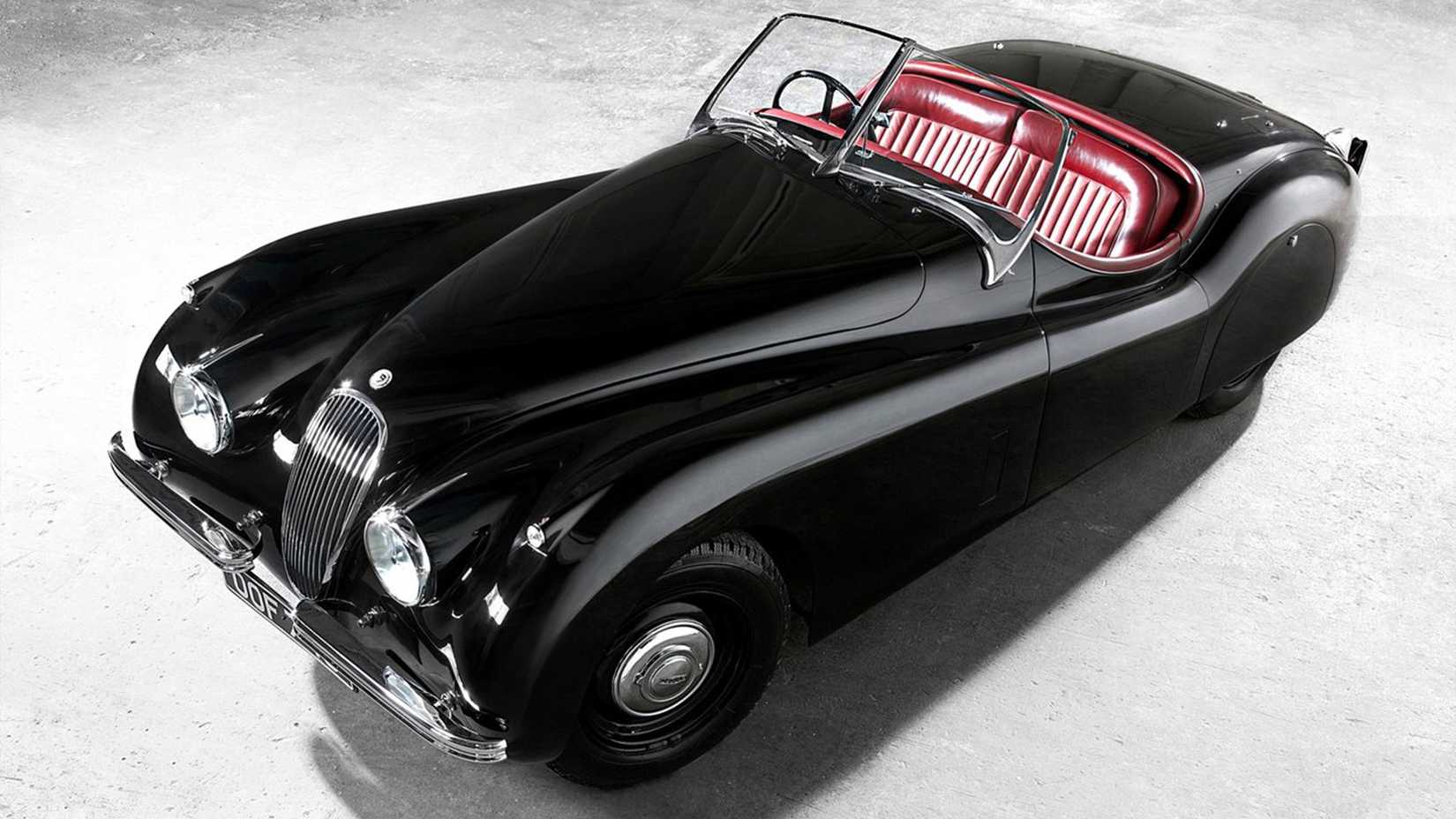 Black Jaguar XK120 from 1948 