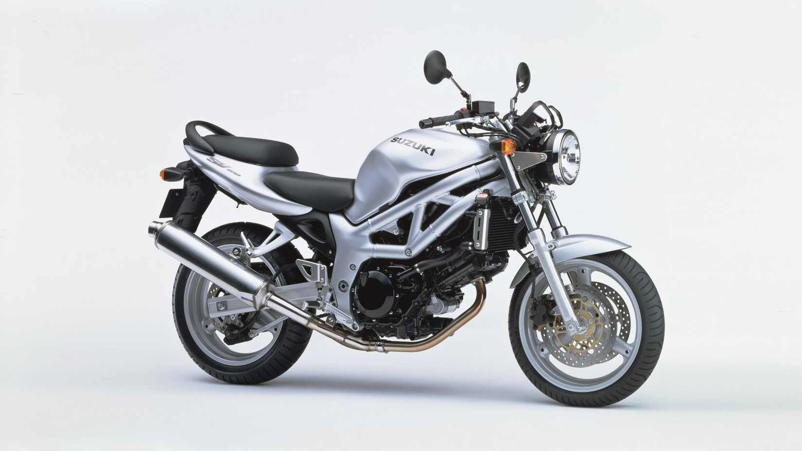 1999 Suzuki SV650 front third quarter view
