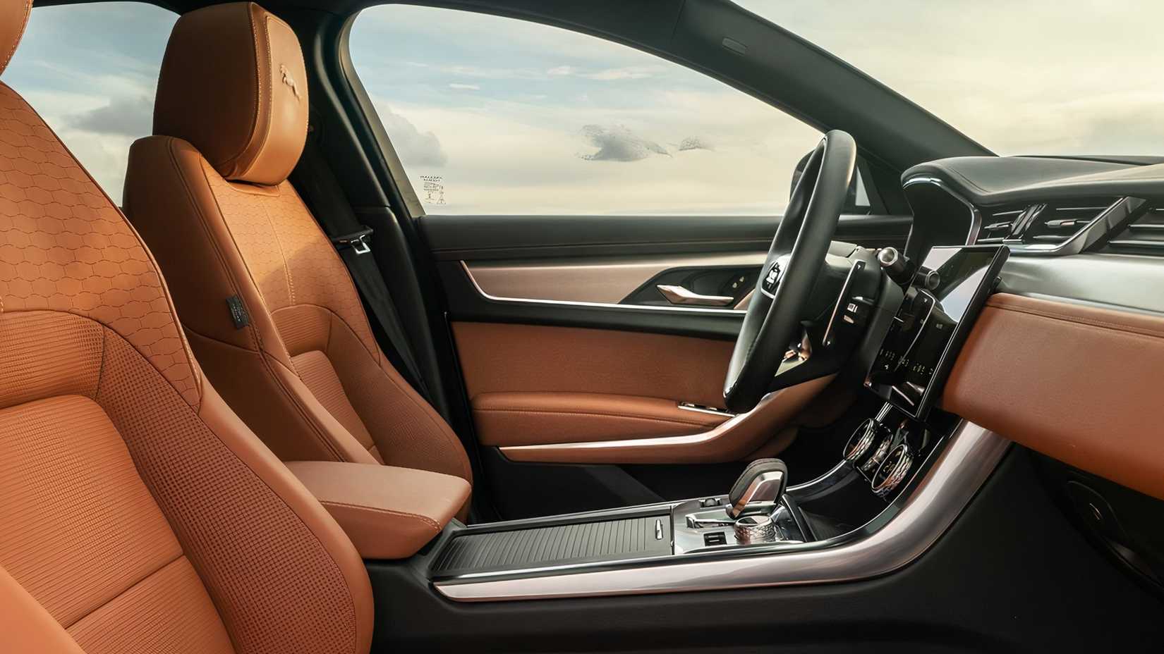 Interior do Jaguar XF 2023