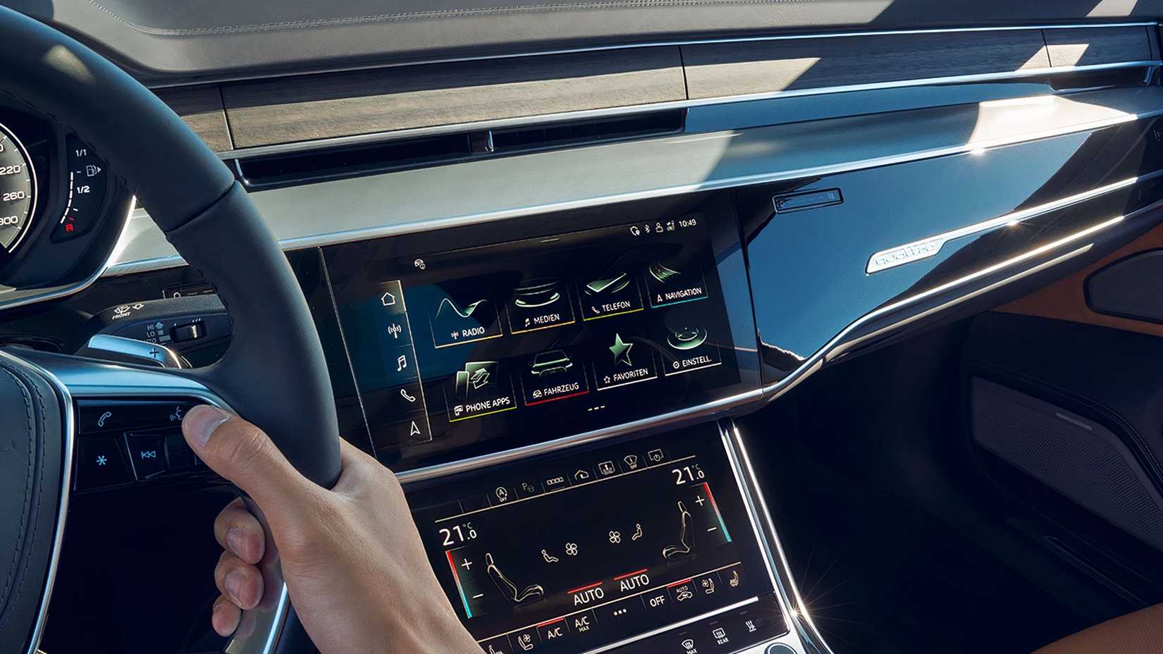 Infoentretenimento Audi A8 2024