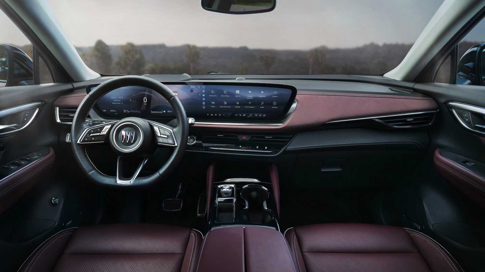 2024 Buick Envision front seats and dashboard