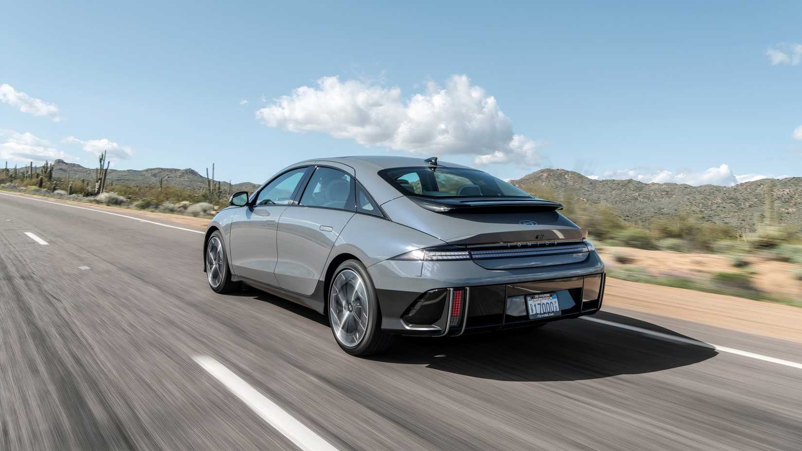 2024 Hyundai Ioniq 6 Limited Rear Driving