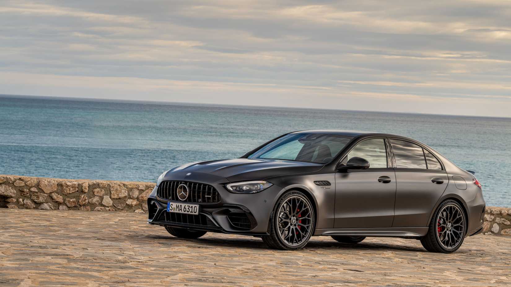 2024 Mercedes AMG C 63 S E Performance side left exterior shot