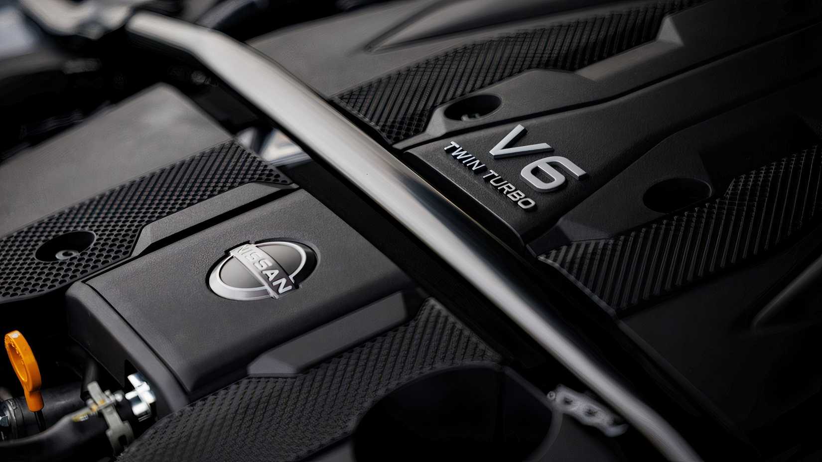 Foto do motor de um Nissan Z 2024