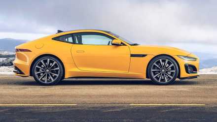 A right hand-side shot of a 2023 Jaguar F-Type R