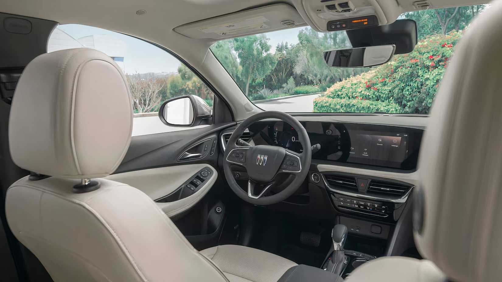 2024 Buick Encore GX interior shot showing front cabin
