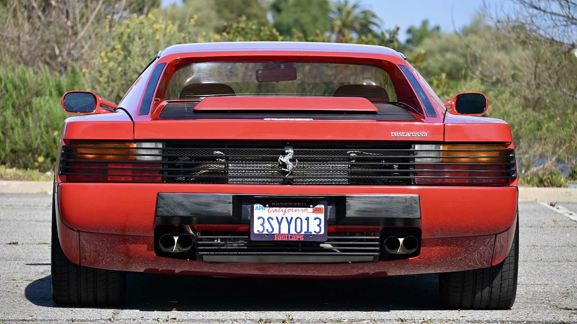 Testarossa Grille Rear 10 Features That Make The Ferrari Testarossa One Of A Kind