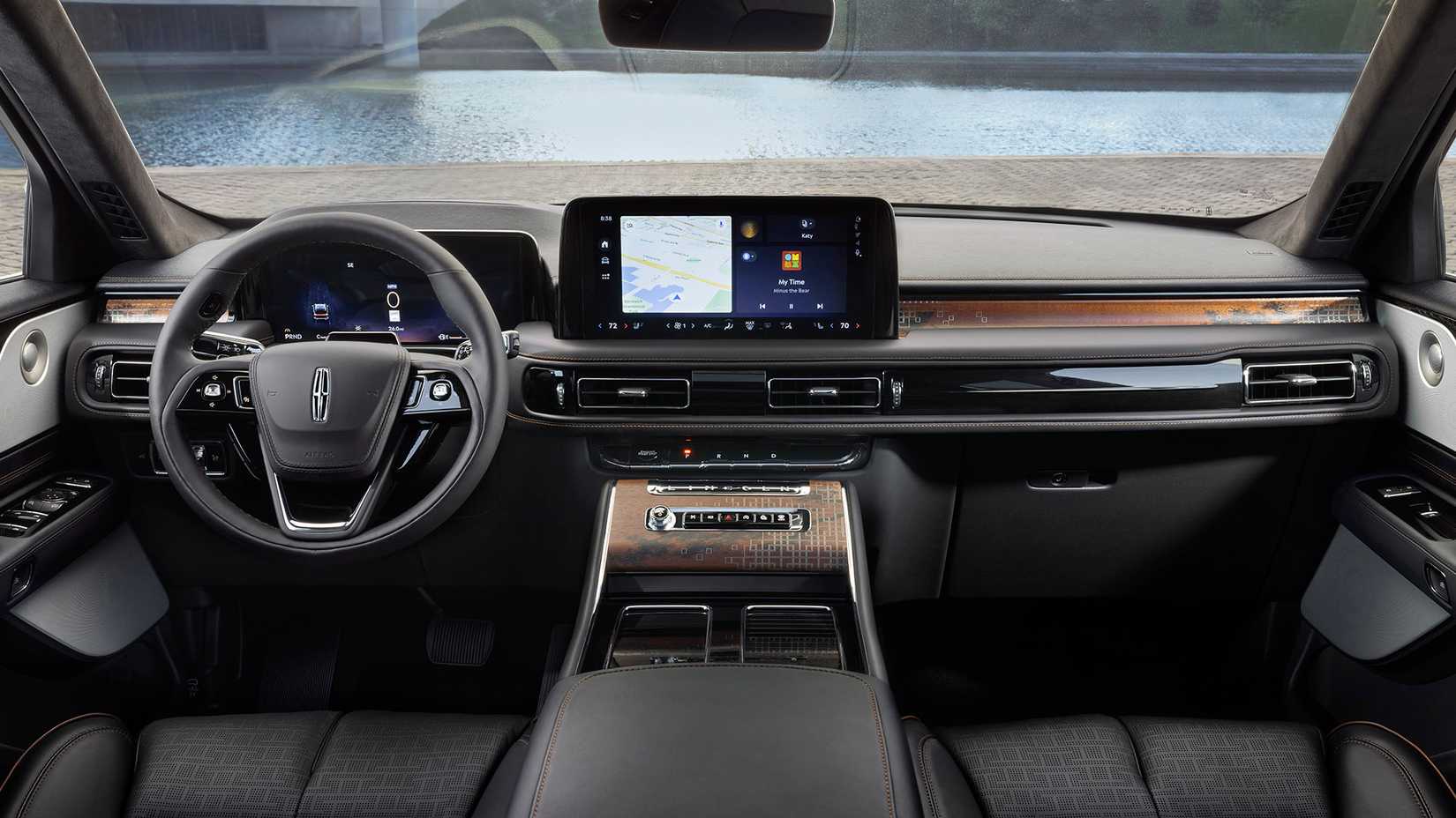 The interior of a 2025 Lincoln Aviator