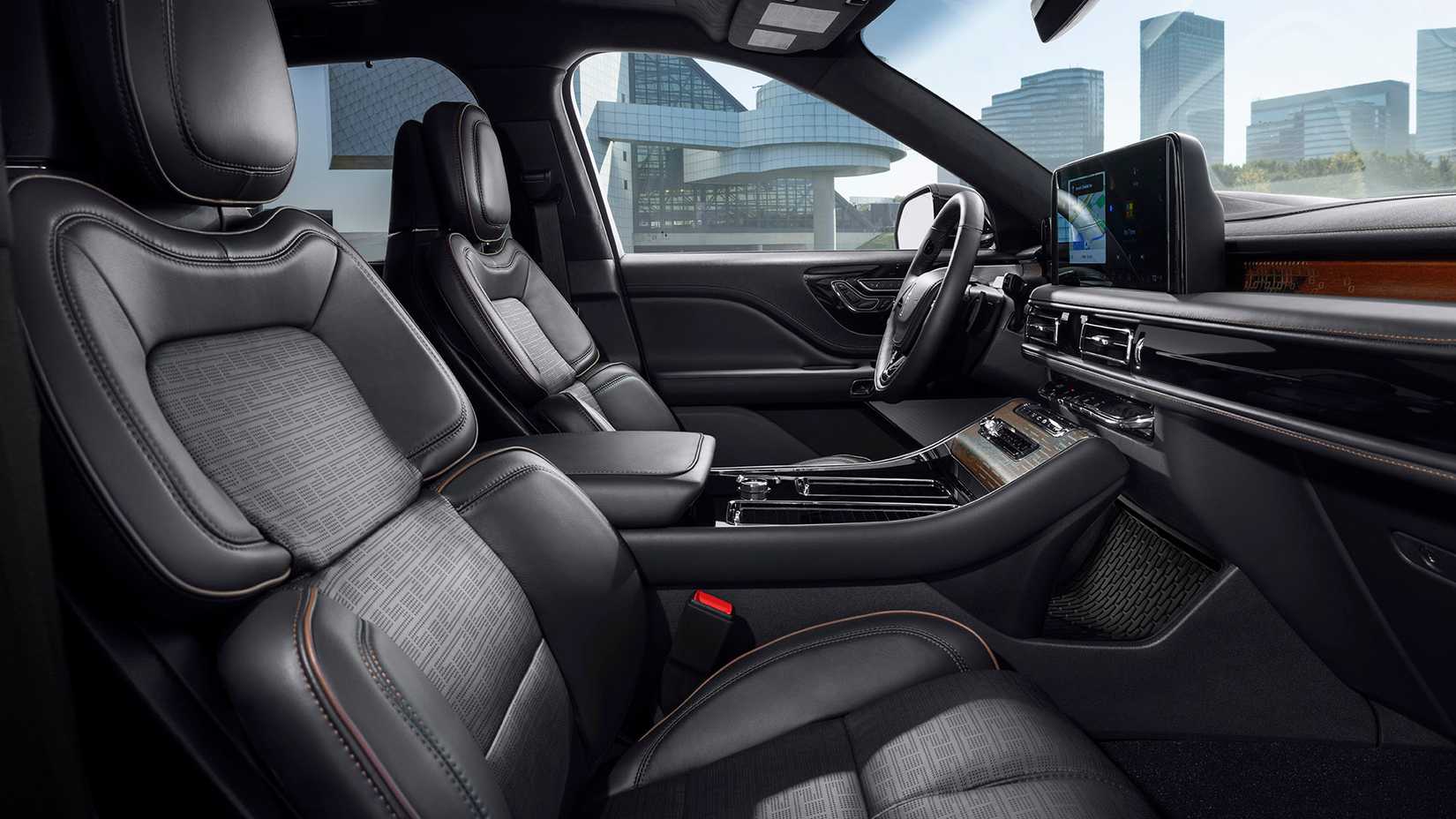 The interior of a 2025 Lincoln Aviator