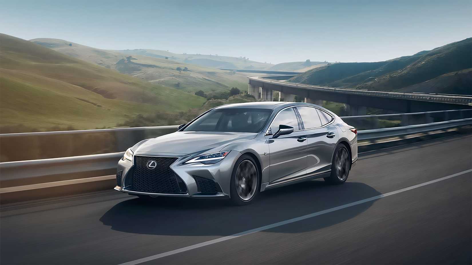 silver 2024 Lexus LS