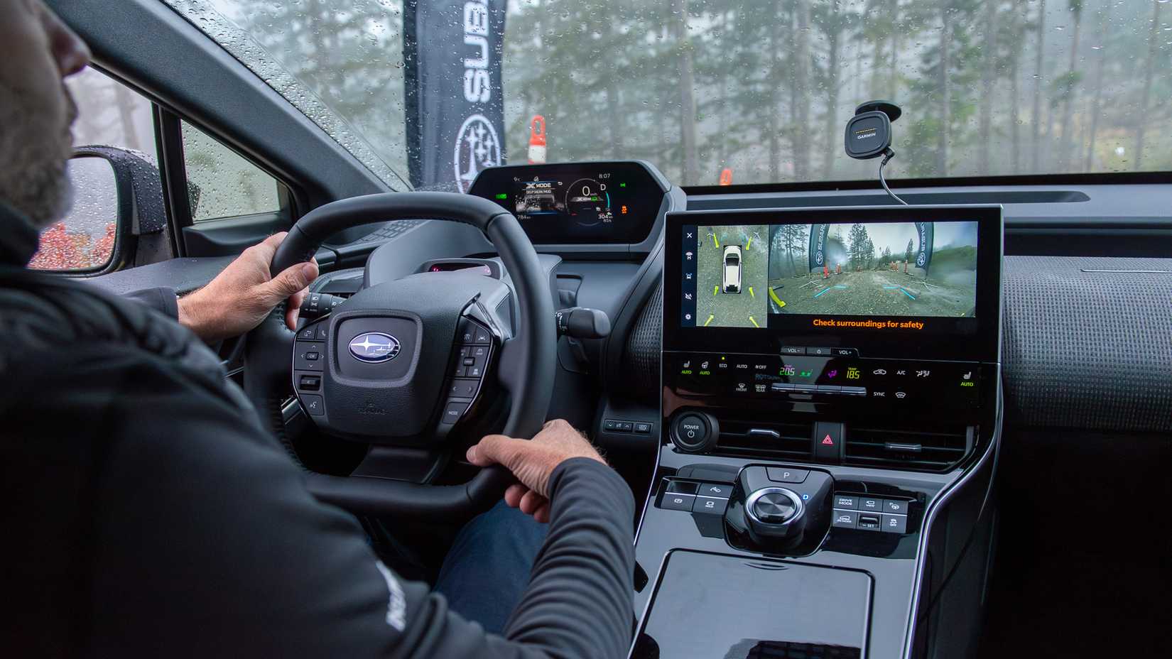 2024 Subaru Solterra EV interior front amee reehal