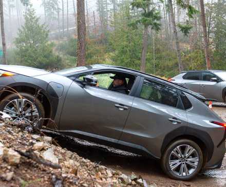 2024 Subaru Solterra off roading EV