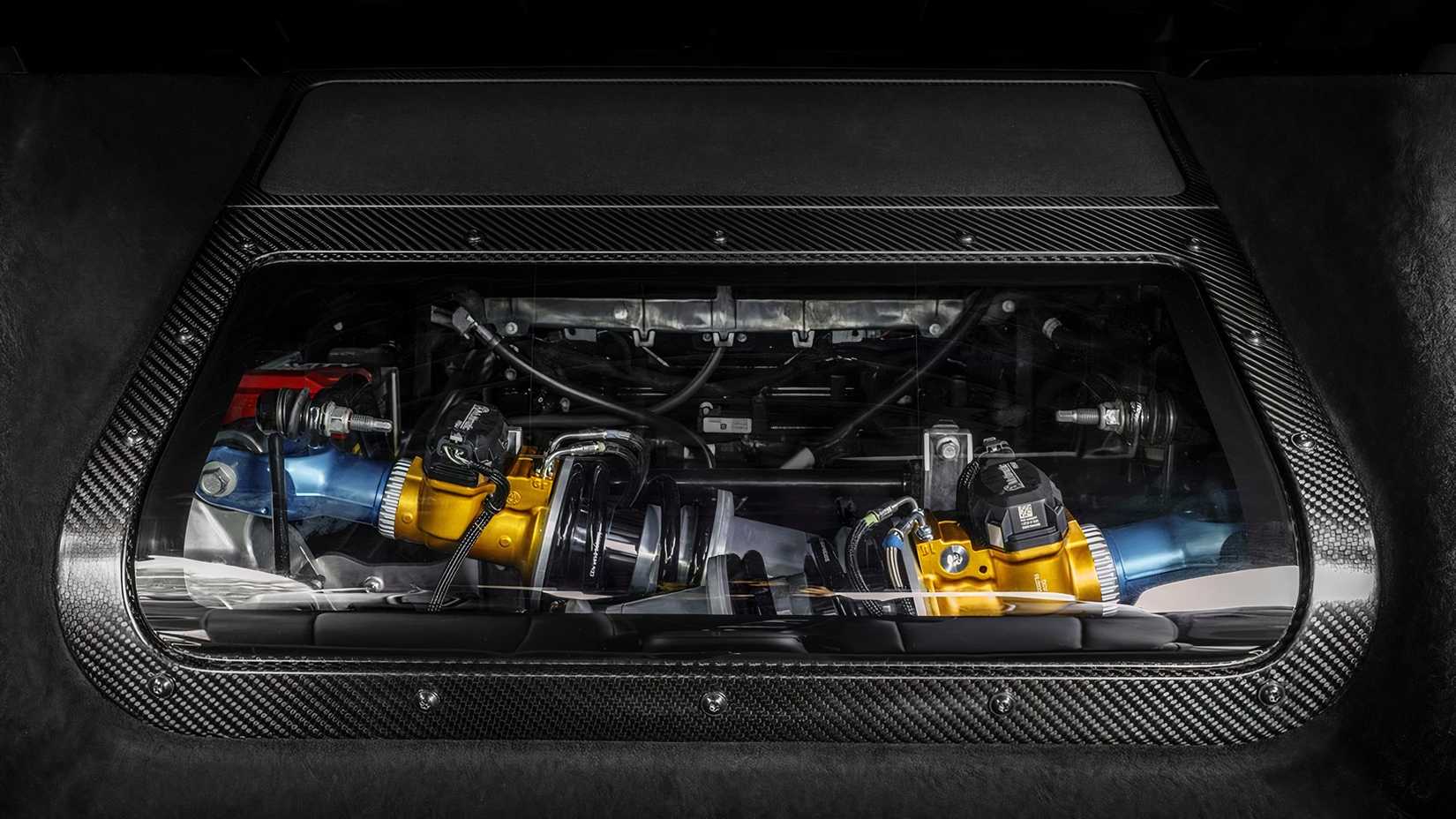 In-board suspension in the Ford Mustang GTD