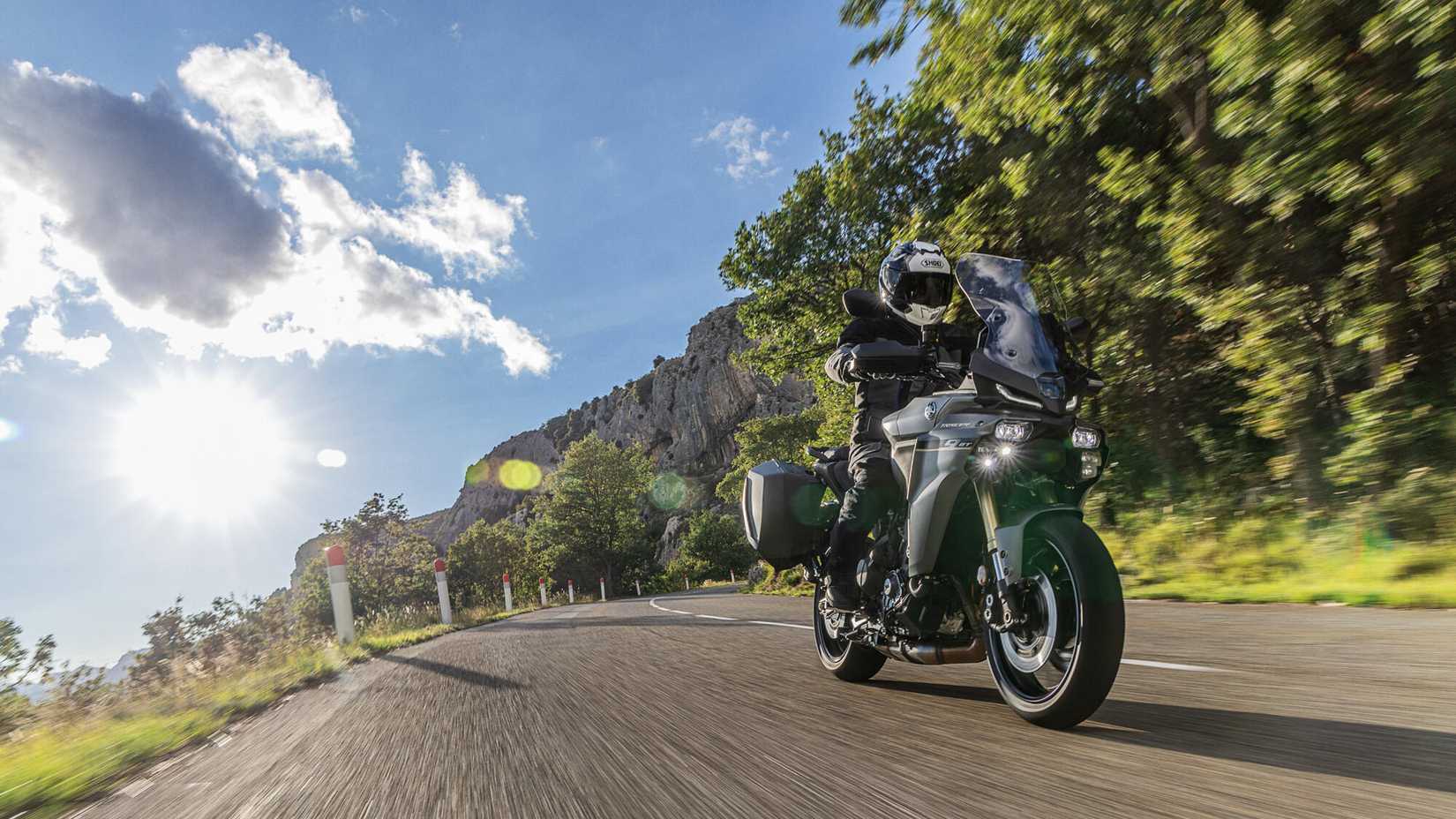2025 Yamaha Tracer 9 GT Action 4