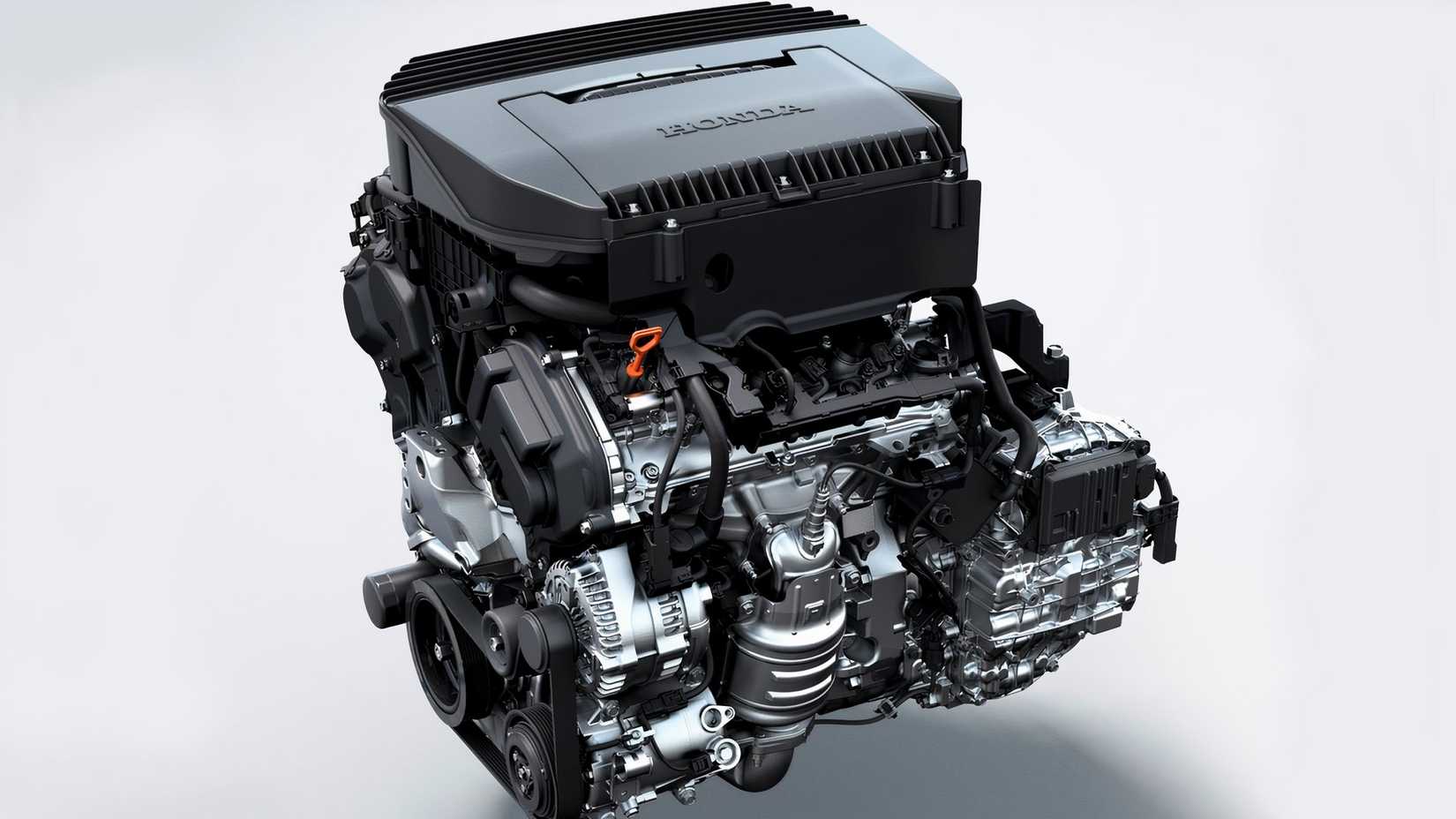 Motor Honda Pilot 2025, close do bloco