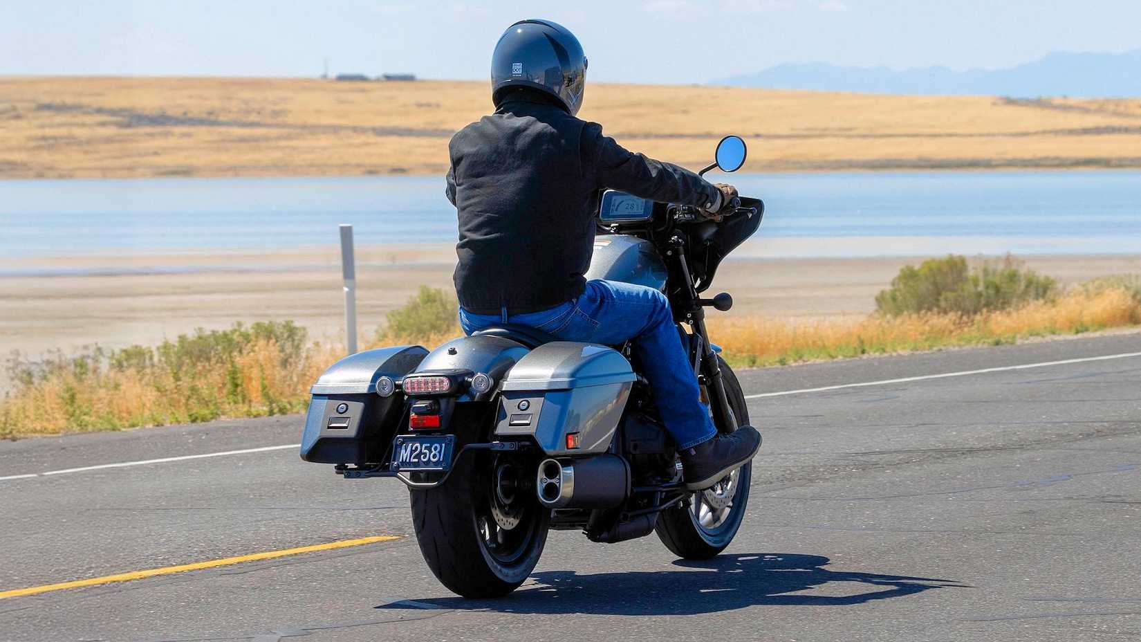 Rider on a 2025 Honda Rebel 1100 T
