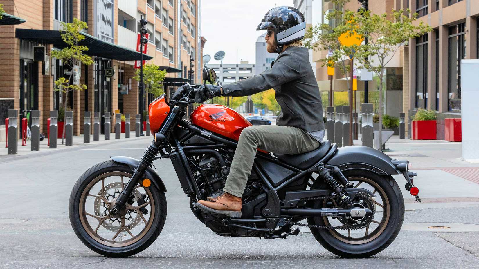 Rider on a 2025 Honda Rebel 1100 SE