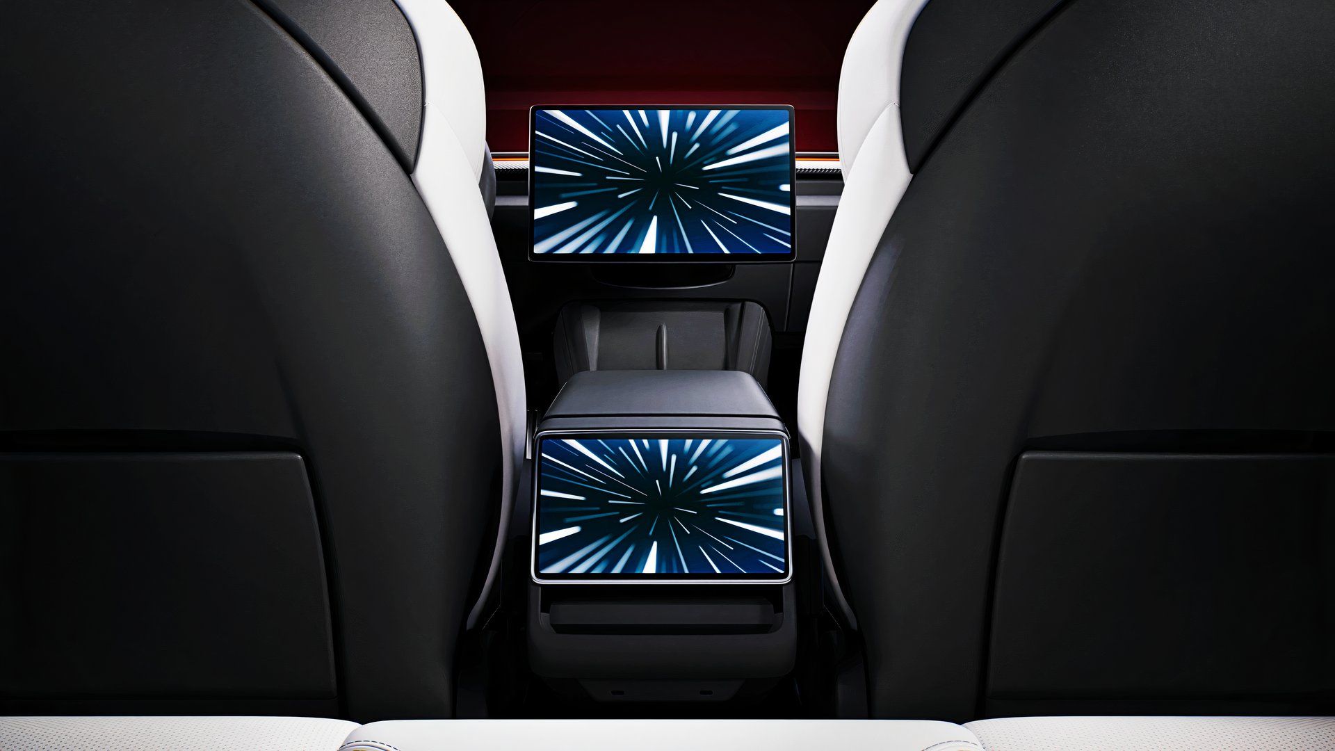 Interior de desempenho do Tesla Model 3 2024.