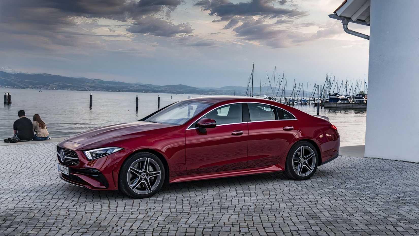 Side shot of a 2021 Mercedes-Benz CLS-Class