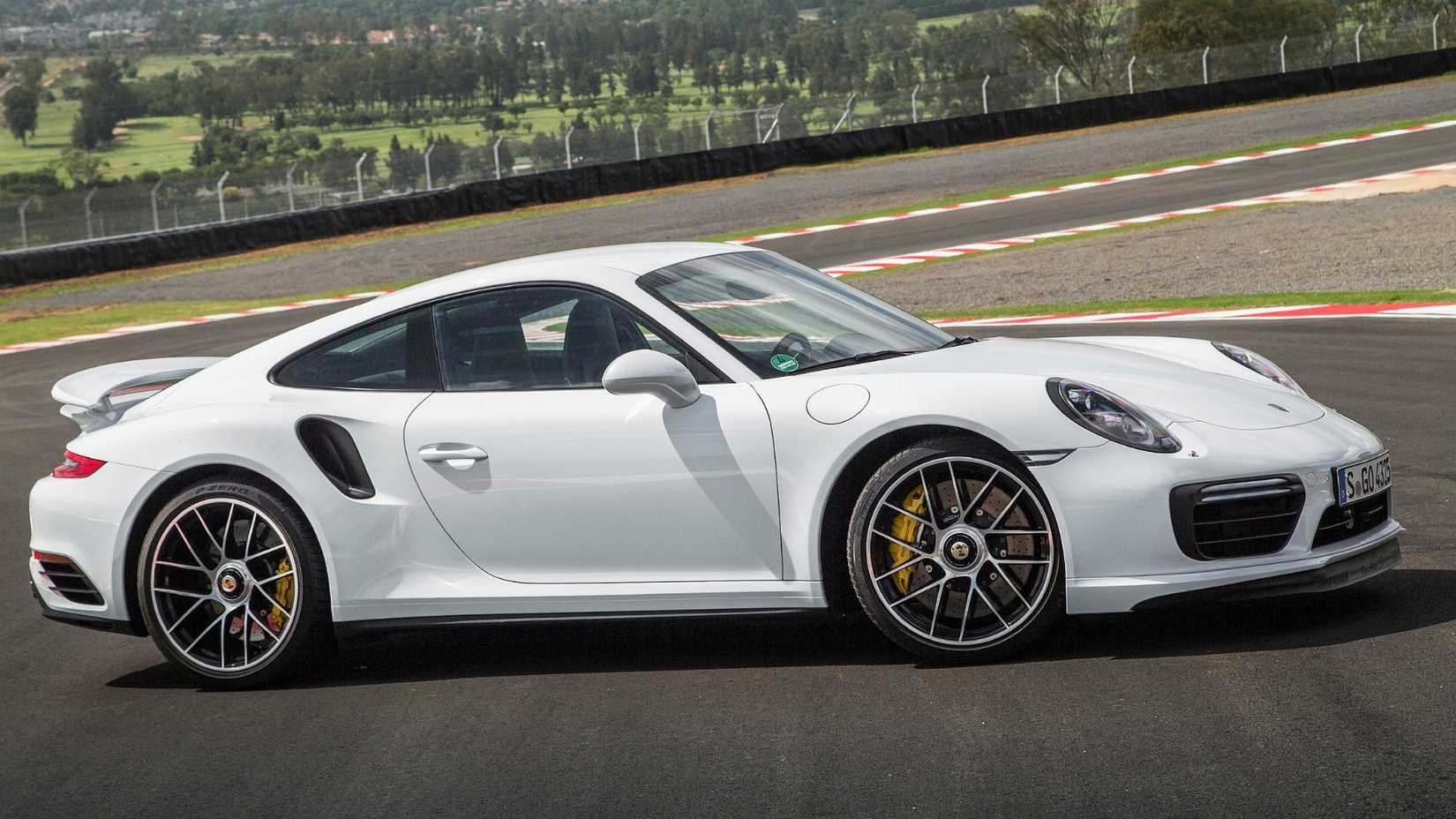 White 2016 Porsche 911 Turbo S