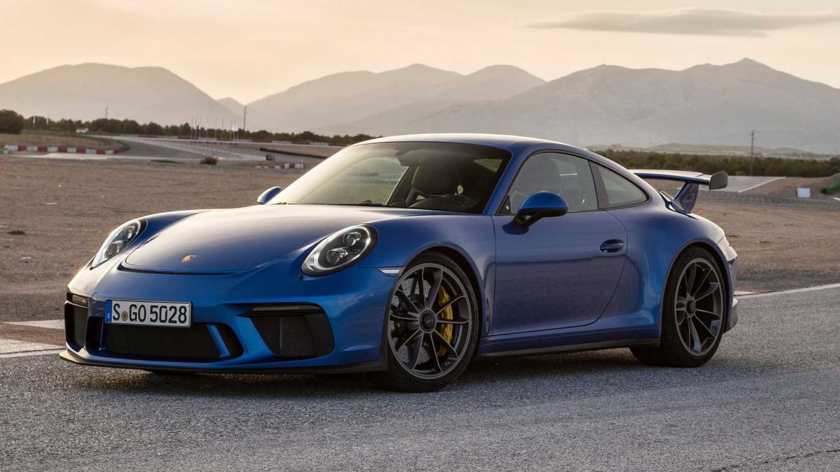 Porsche 911 GT3 azul 2018