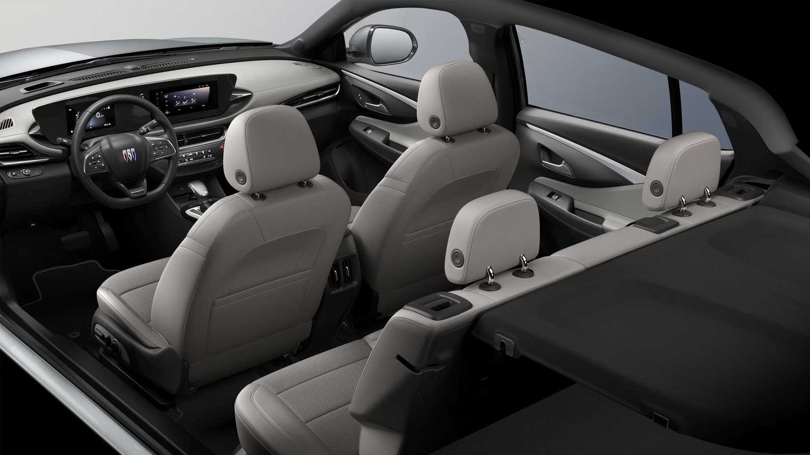 Overhead shot of a 2024 Buick Envista's cabin layout