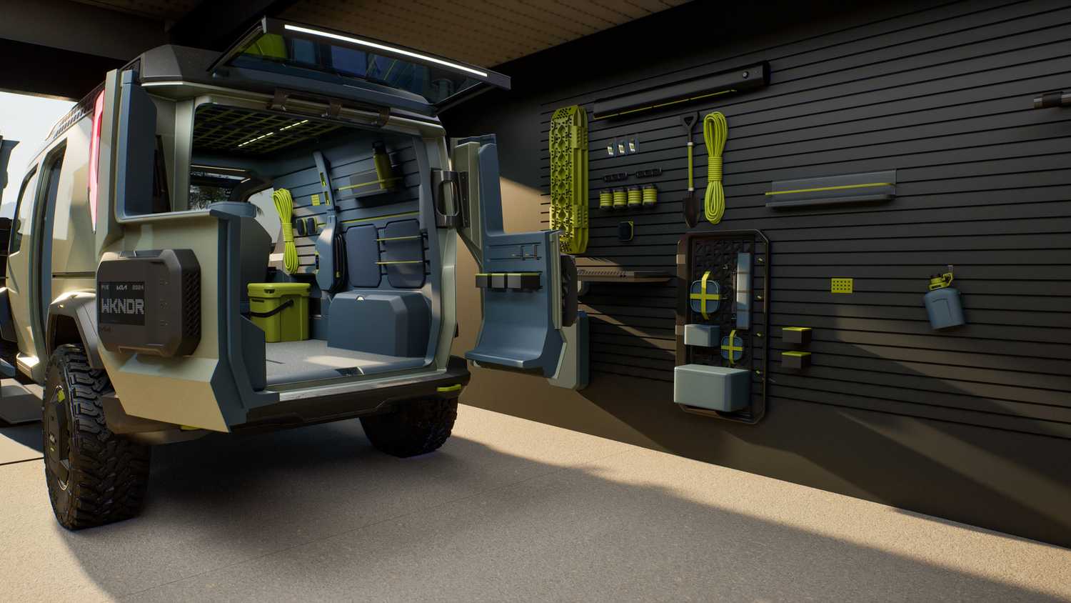 Vip Modular Sema Kia PV5 Is The Fun, Modular EV Cargo Van The Industry Needs