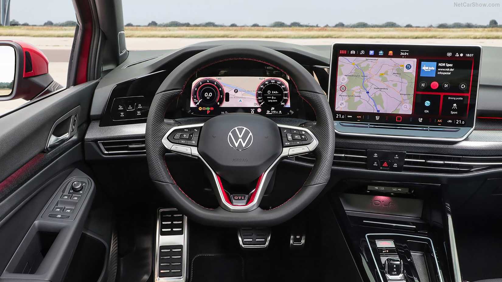 2025 Volkswagen Golf GTI dashboard shot