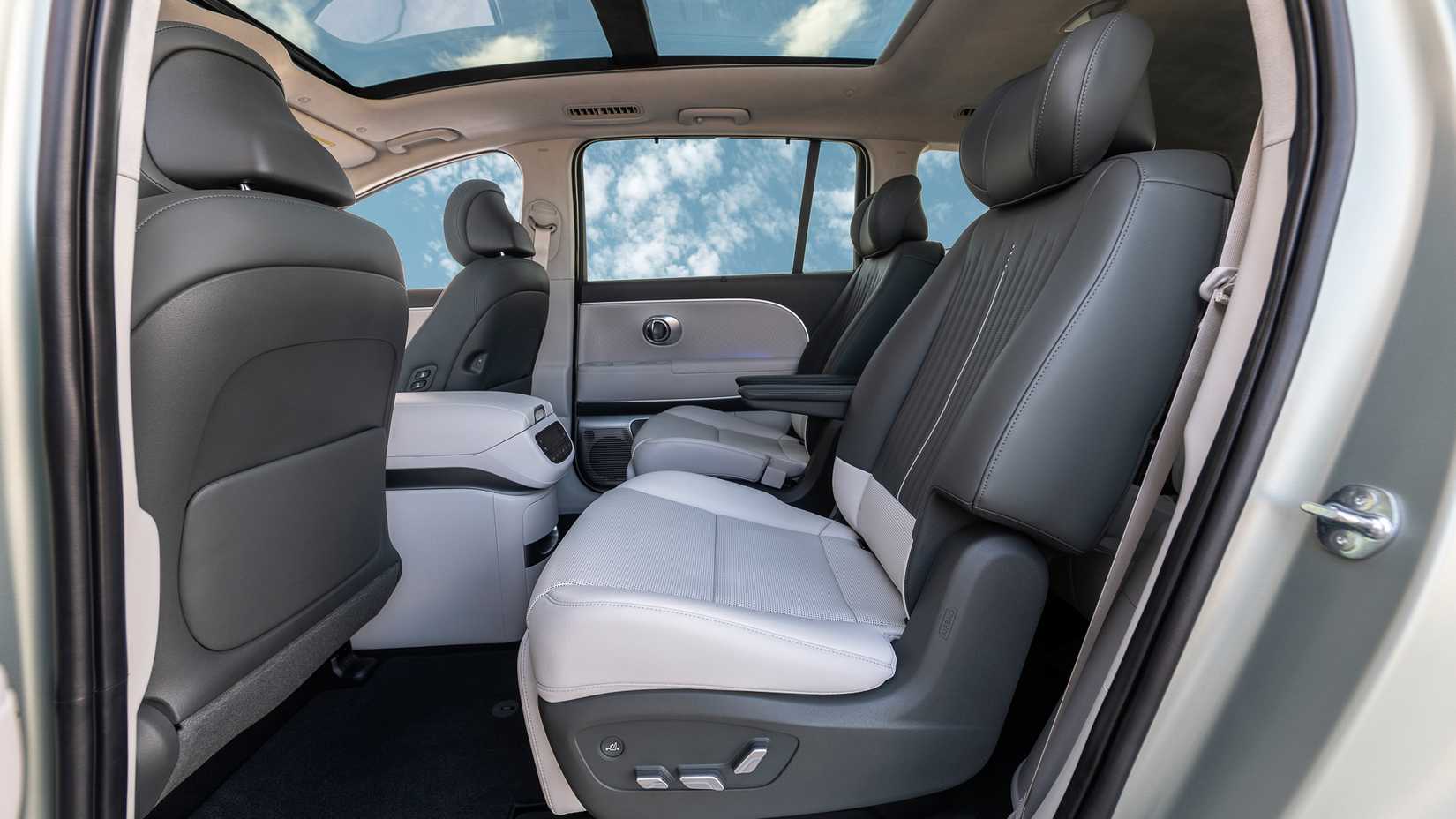 2026 Hyundai Ioniq 9 Interior shot showing rear seats