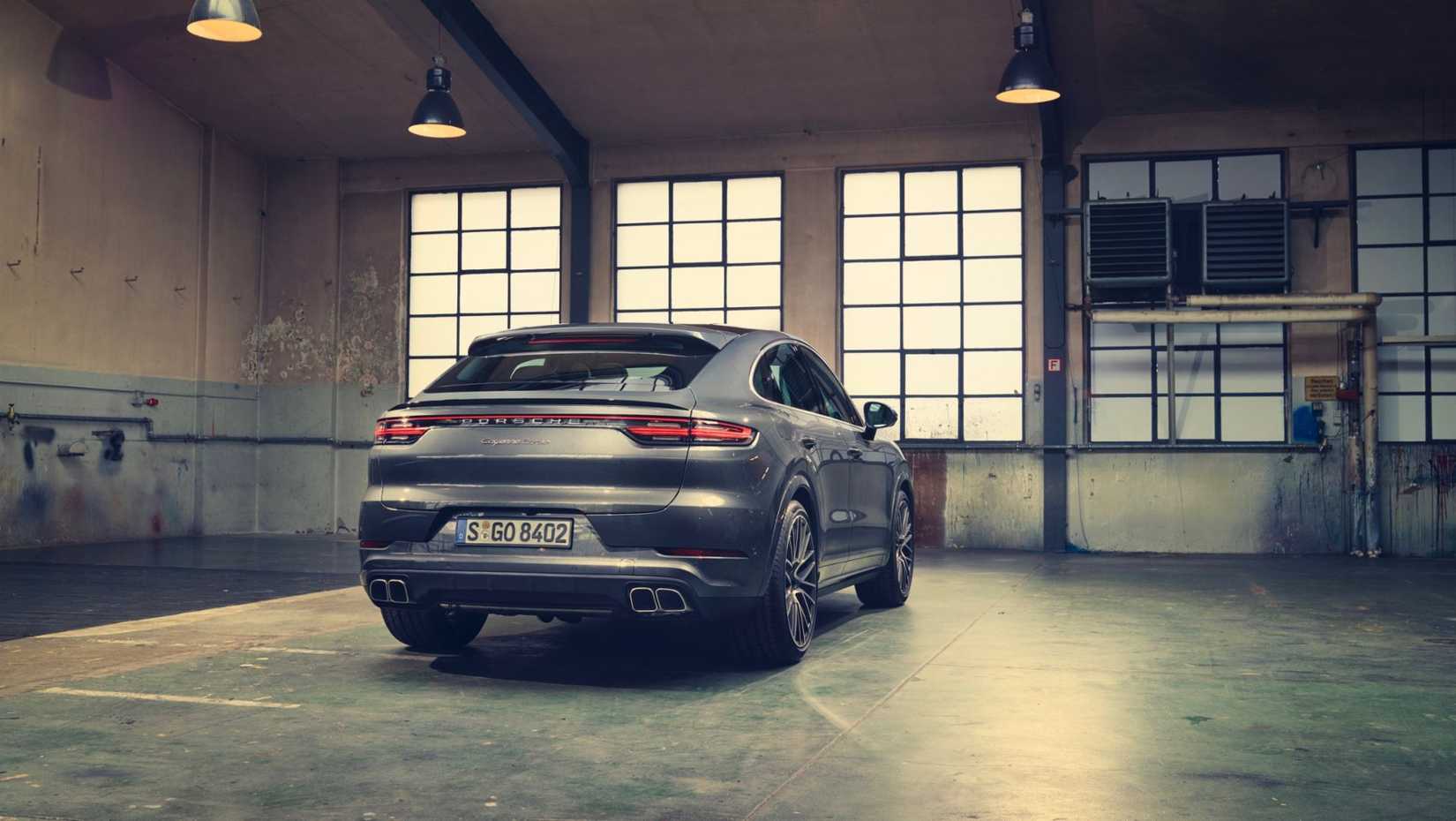 3/4 rear of a 2019 Porsche Cayenne