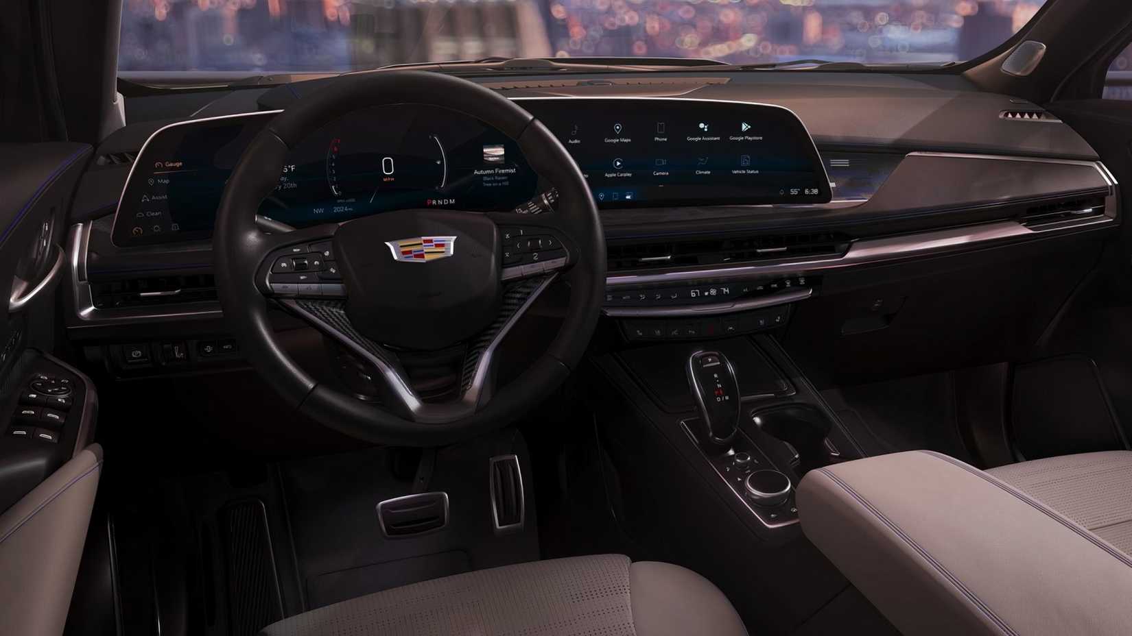 2024 Cadillac XT4 interior, view of front