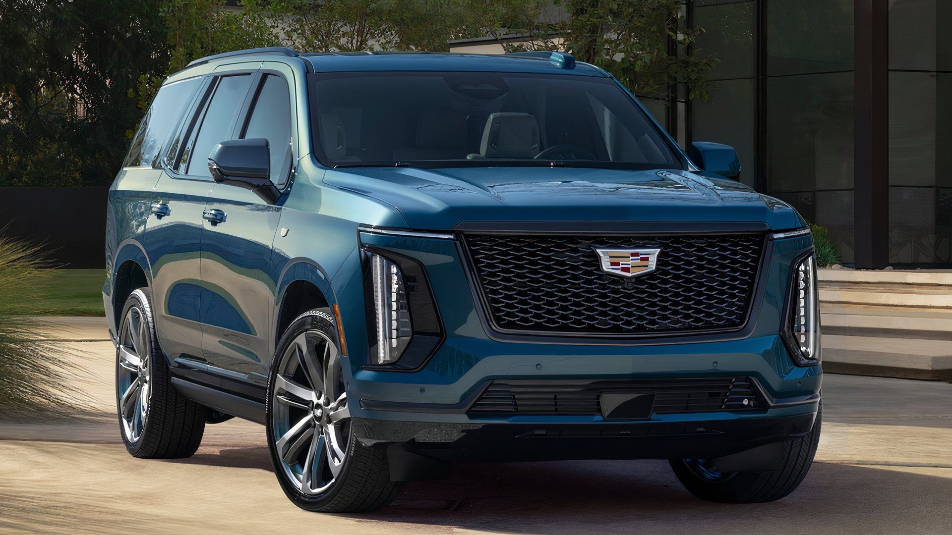 2025 Cadillac Escalade, front 3/4