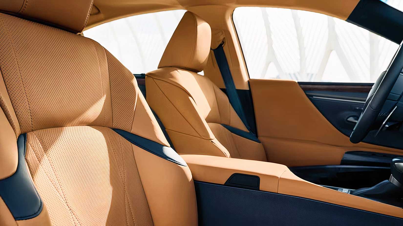 The Lexus ES Hybrid interior.