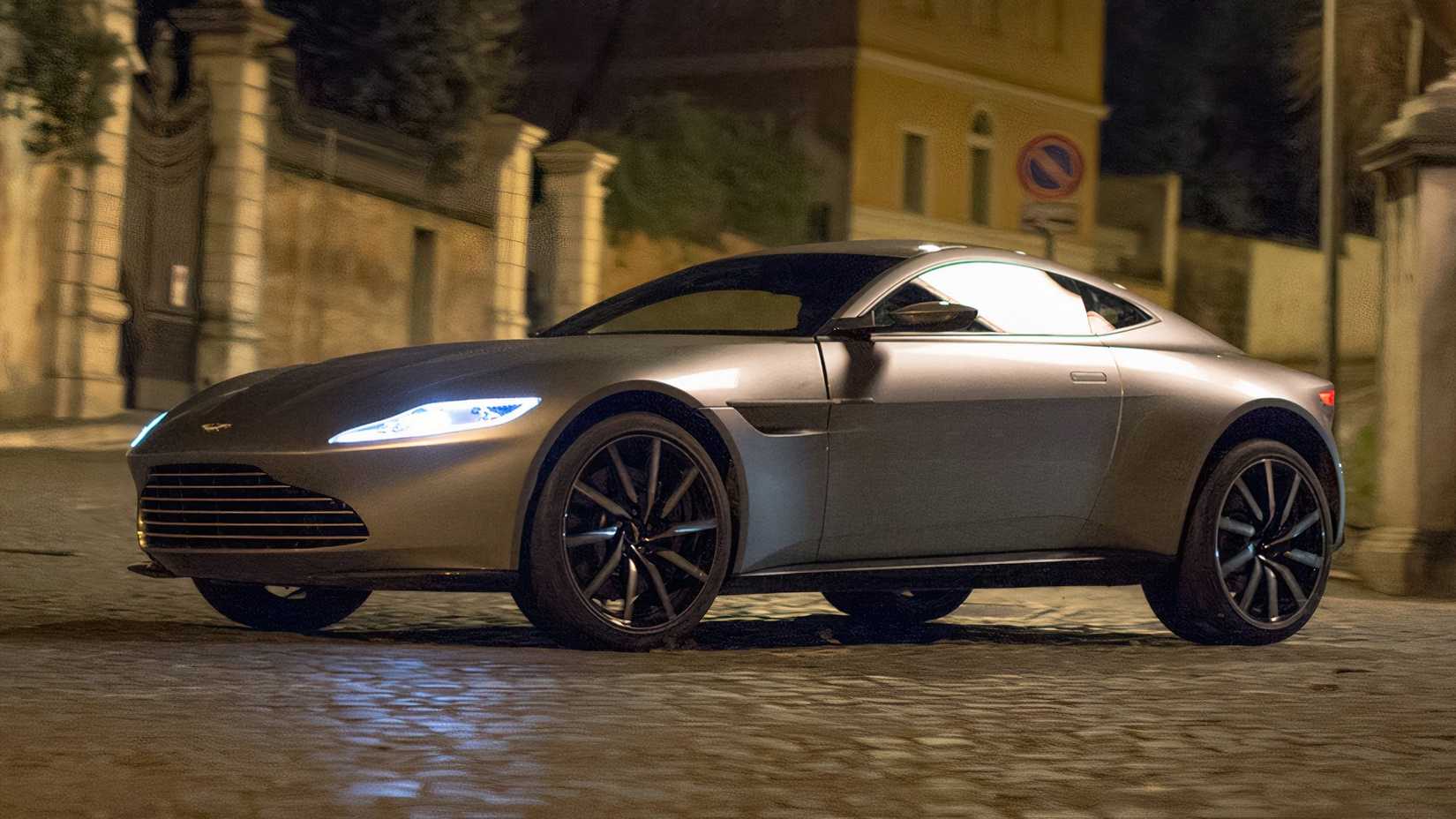 3/4 side view of Aston Martin DB10 from Spectre