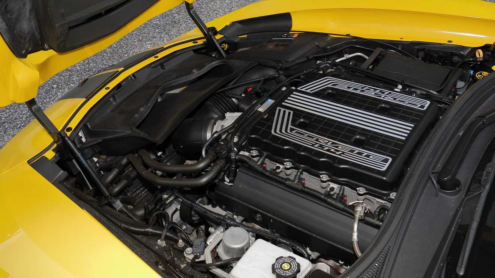 Engine of 2019 Chevrolet Corvette Z06