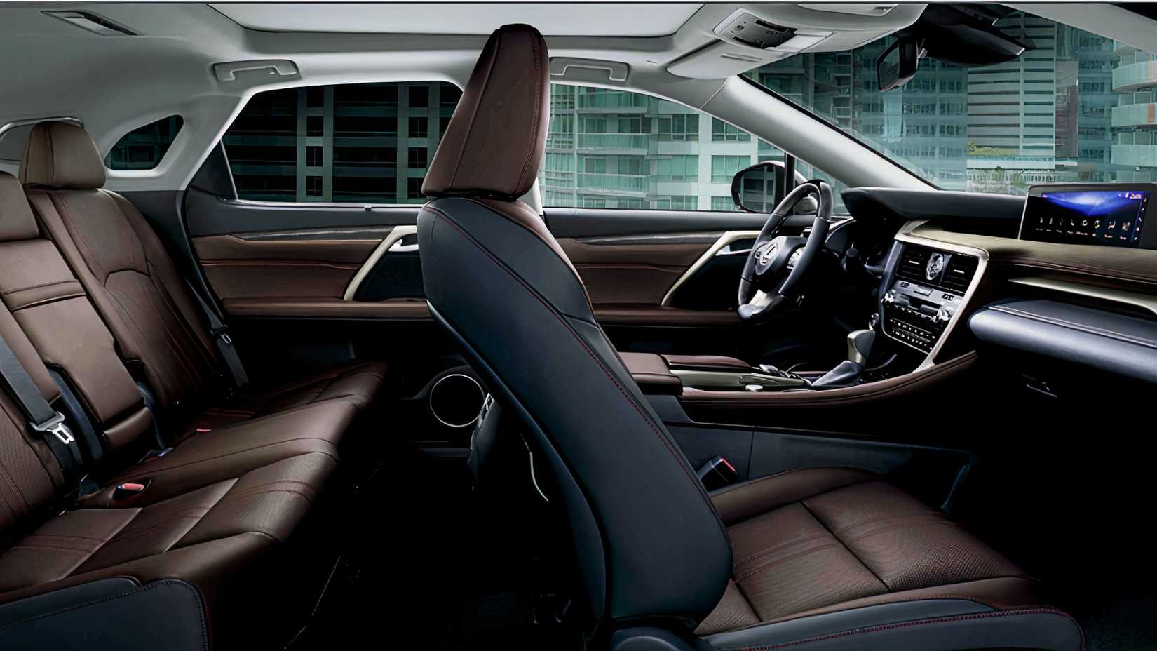 The 2019 Lexus RX 450h interior. 