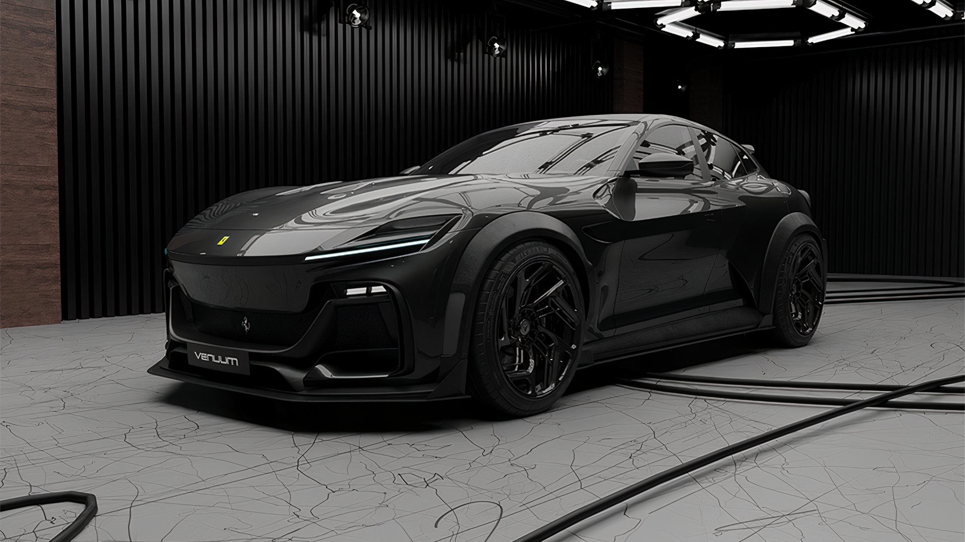 This Is Probably The Most Dramatic Ferrari Purosangue So Far