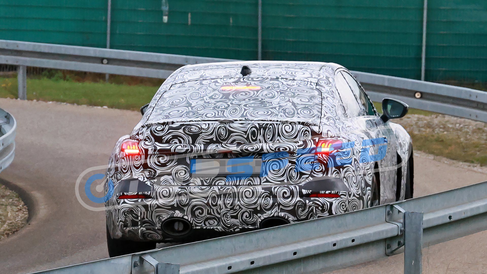 Audi RS 5 Sedan Spied With Production Parts And A New Spoiler