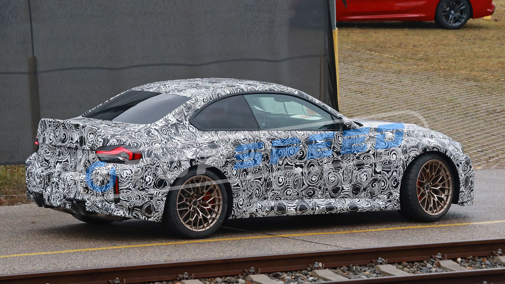 2025 BMW M2 CS Spied With Production Ready With Gold Wheels