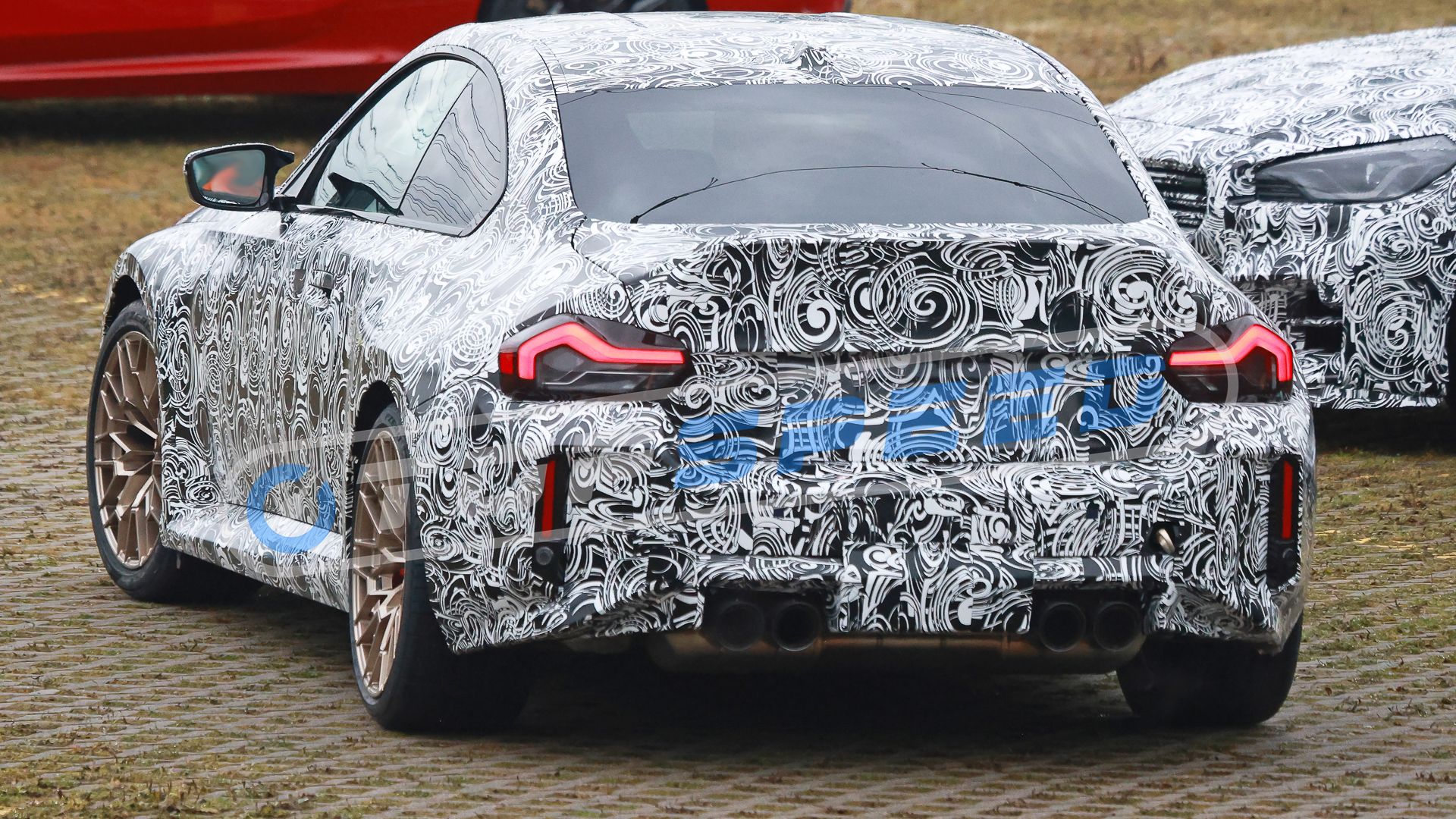 2025 BMW M2 CS Spied With Production Ready With Gold Wheels