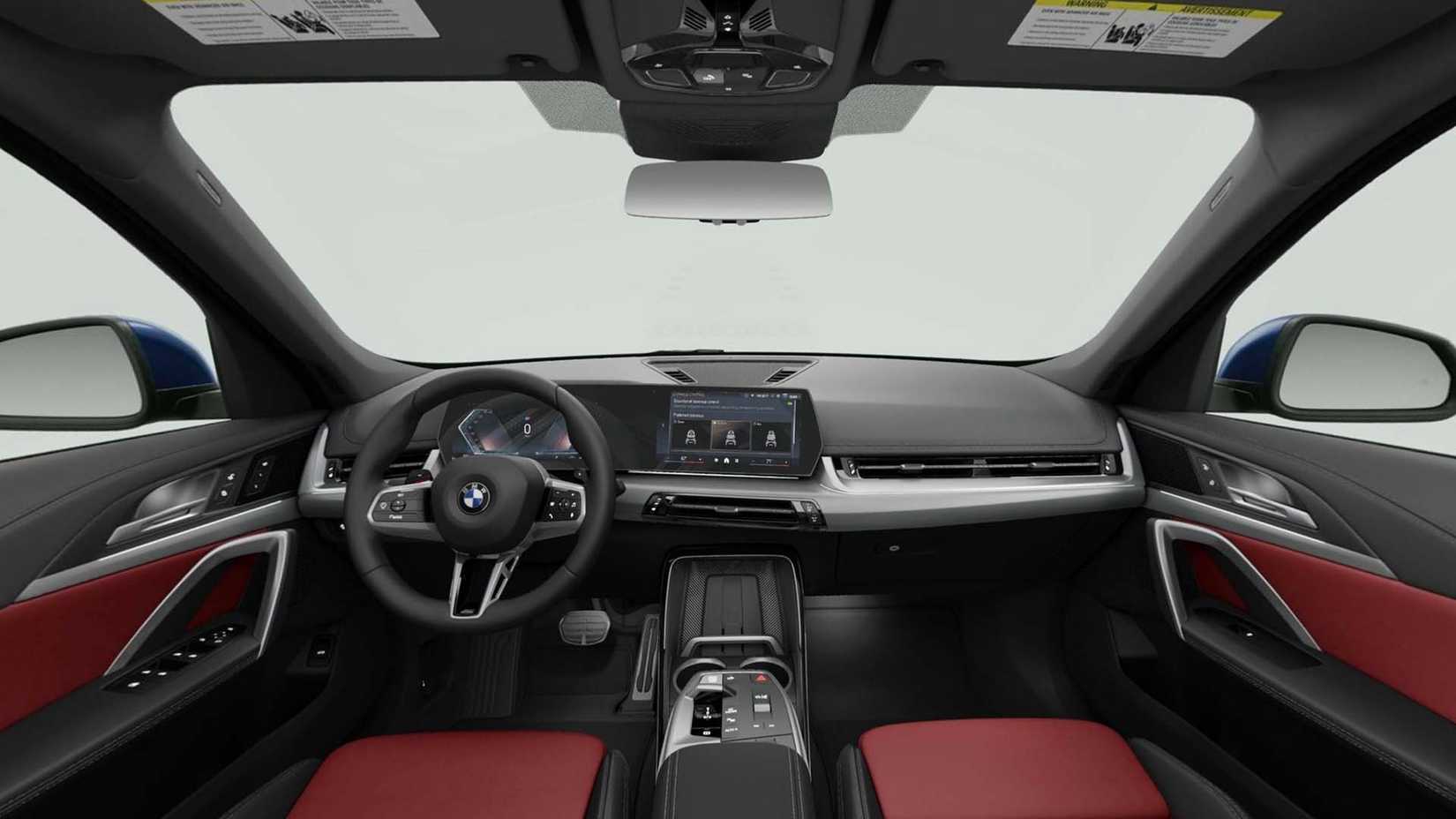 The interior of a 2025 BMW X1 xDrive28i