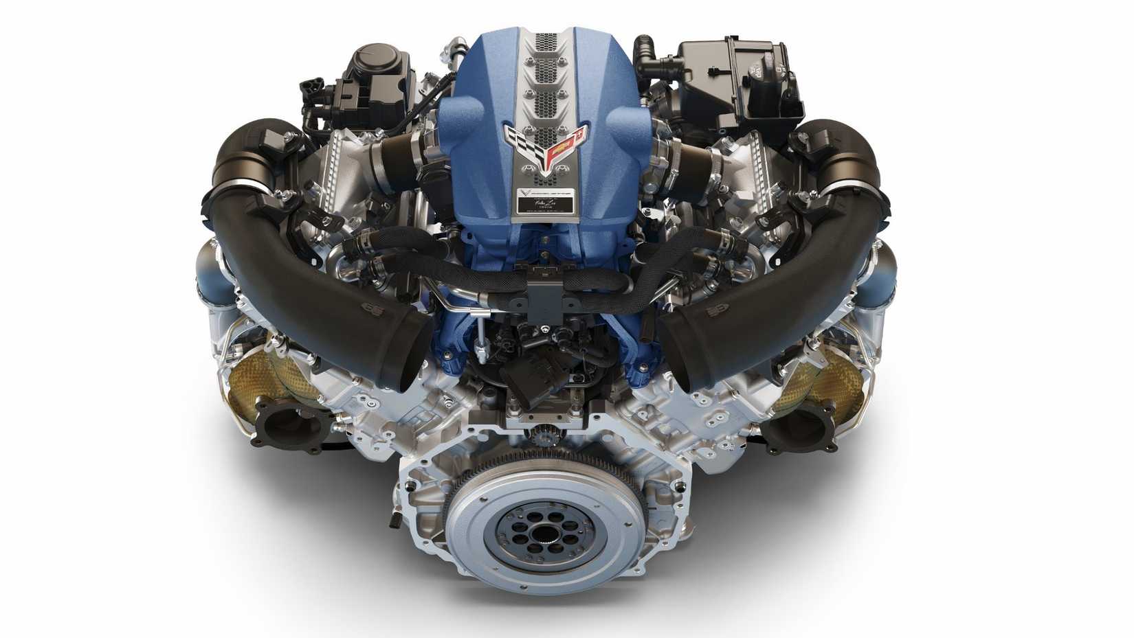 2025 Chevrolet Corvette ZR1 engine, closeup view