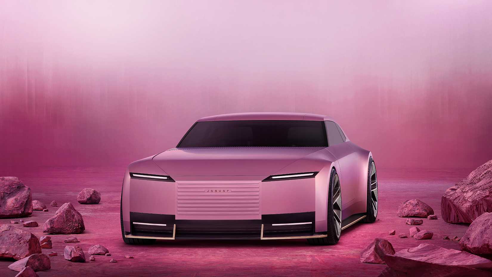 Front 3/4 shot of the Jaguar Vision Concept