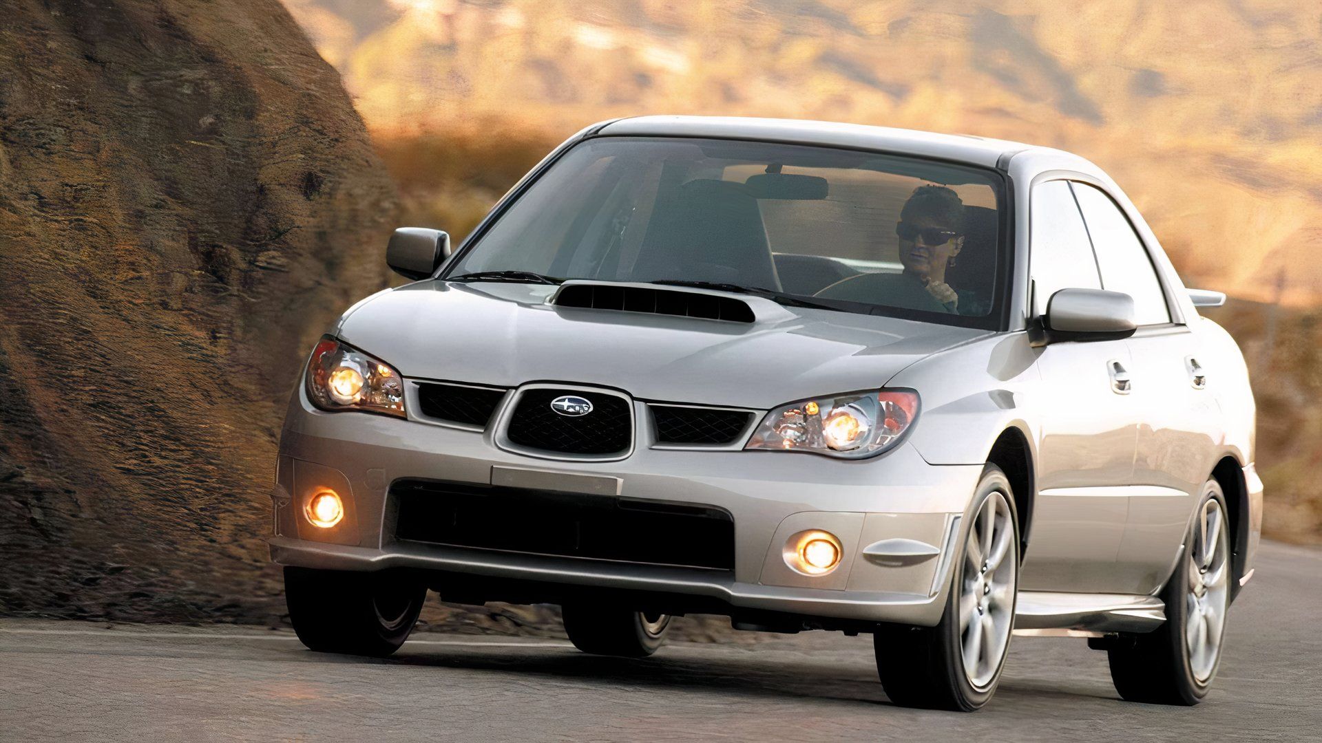 2006 Subaru Impreza WRX, frente 3/4