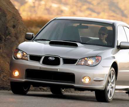 2006 Subaru Impreza WRX, frente 3/4