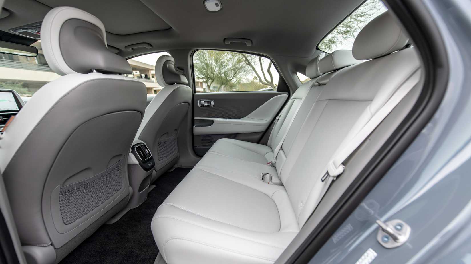 2025 Hyundai Ioniq 6 Interior shot showing rear seats