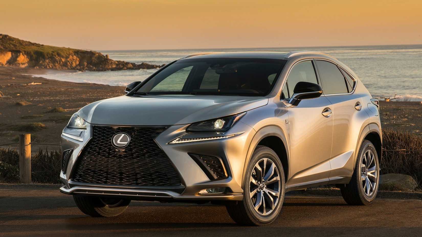 Front 3/4 shot of a 2018 Lexus NX 