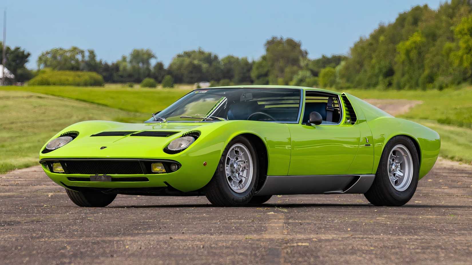 1970 Lamborghini Miura P400 S 3/4 lado