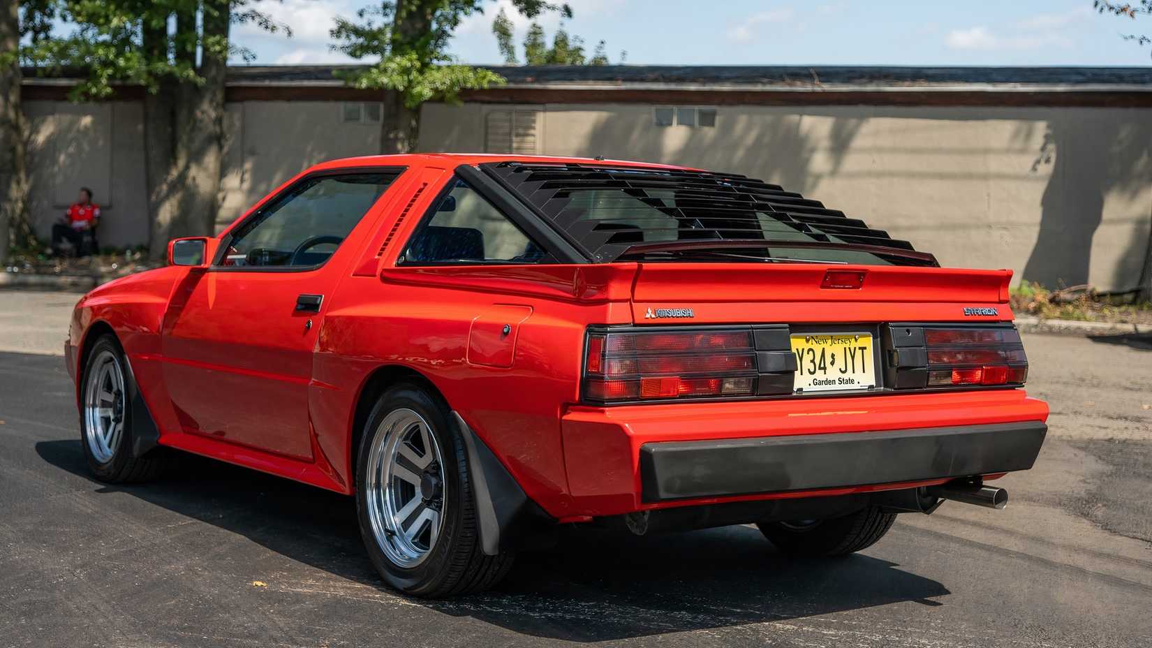 3/4 rear view of 1986 Mitsubishi Starion ESI-R
